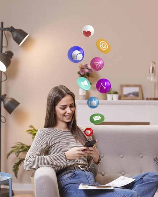 concept-marketing-medias-sociaux-pour-marketing-applications